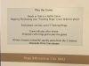 A Heads or Tails sign